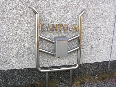 <b>Postilaatikkoteline</b><br>tilaaja VEK Kuljetus